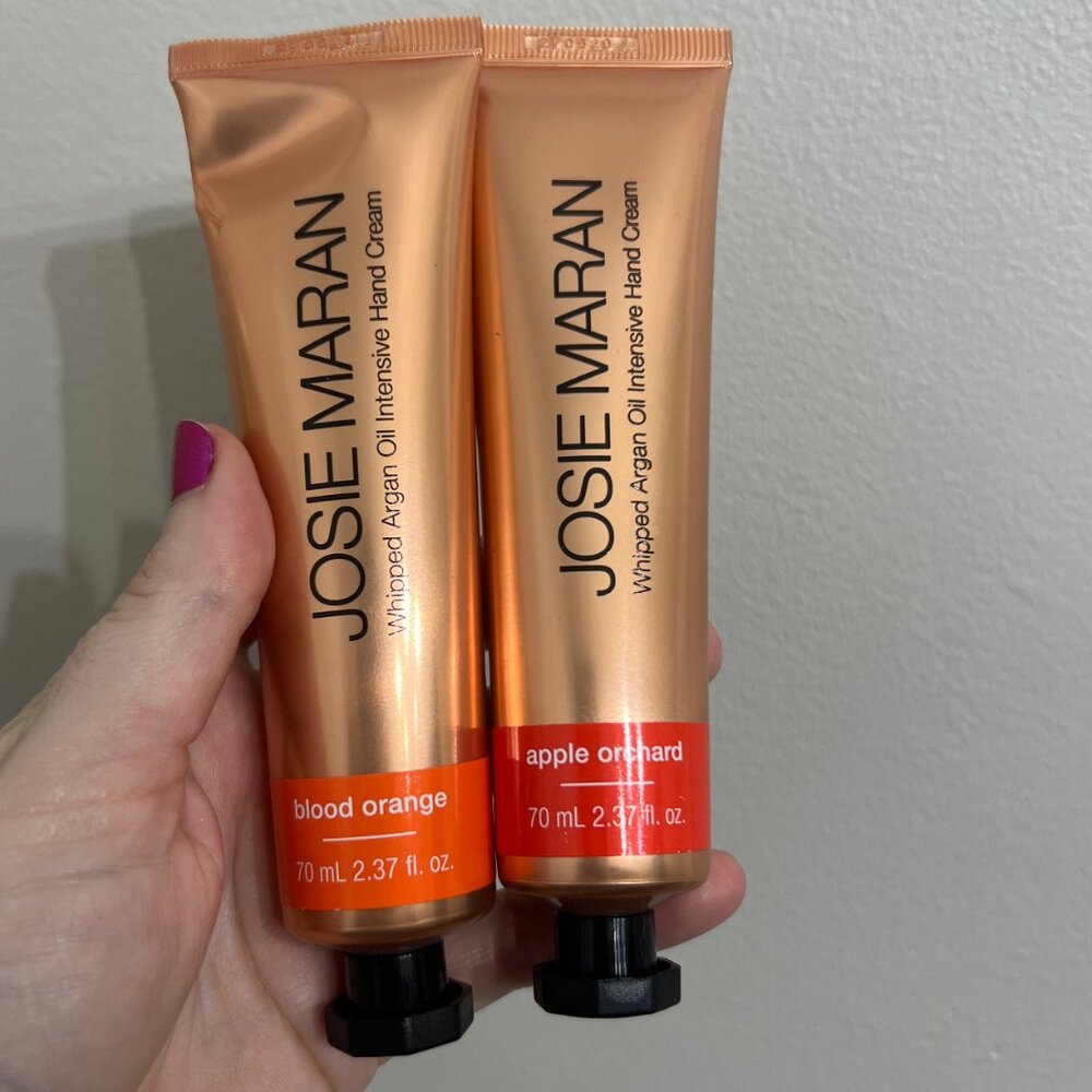 Josie Maran Whipped Argan Oil Intensive Hand Cream Duo Apple & Orange